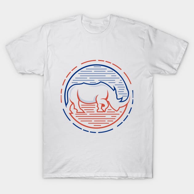 Rhino T-Shirt by Mutinyintl